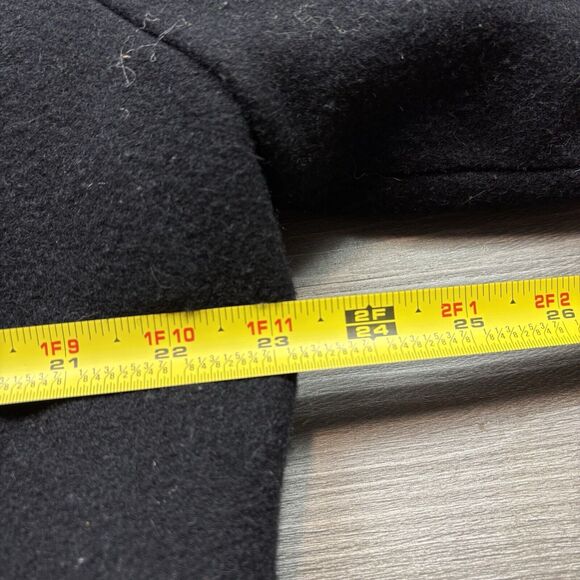 MENS WALLACE AND BARNES J CREW WOOL BOMBER COAT WOOL SIZE LARGE - Picture 7 of 8